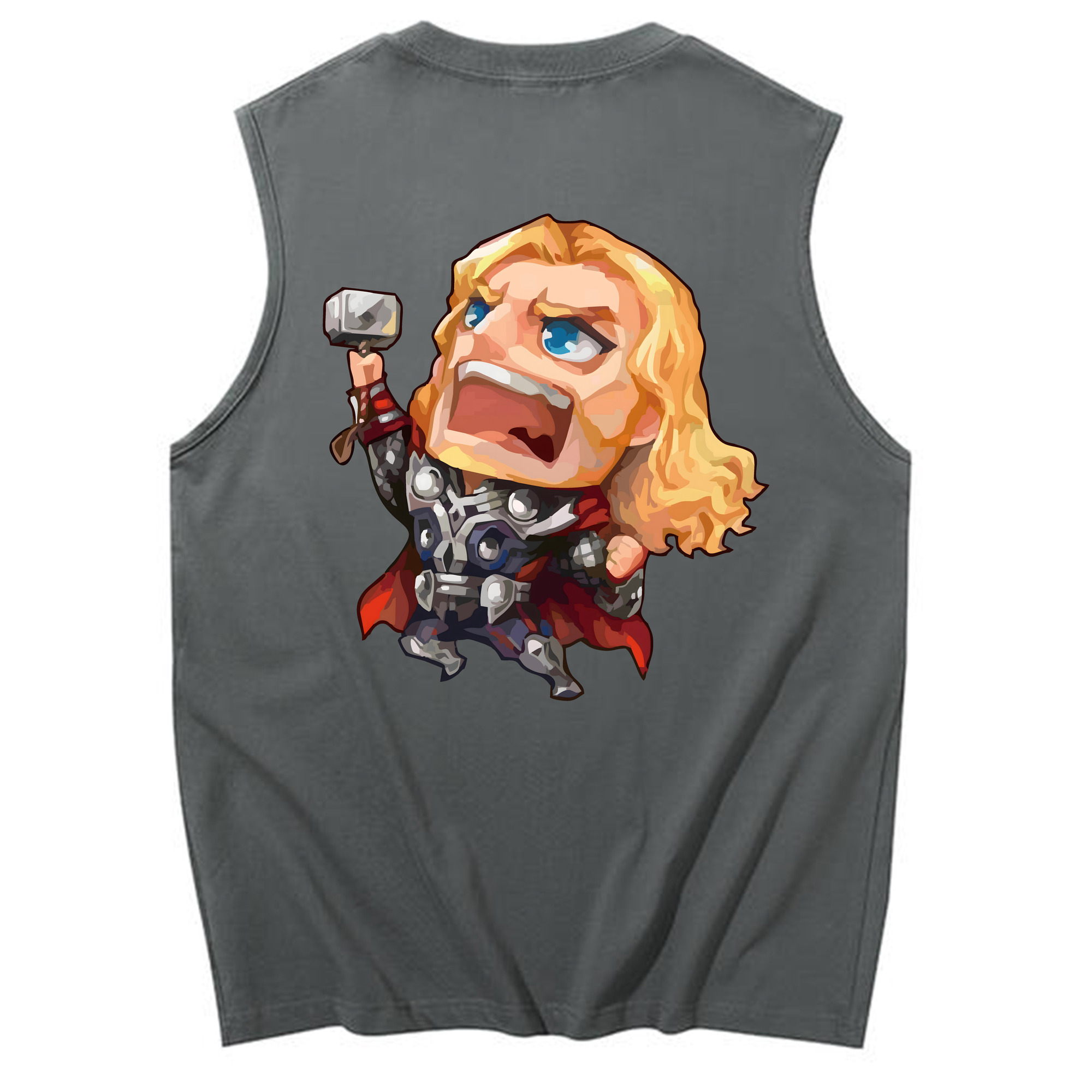 （画像用） アベンジャーズ The Avengers コットン100％タンクトップ（背面プリント）